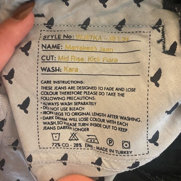 MiH Mid-Rise Kickflare Jeans - Womens 27 - Picture 5 of 5